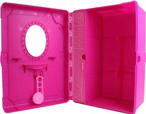 img 3 attached to 🎀 Enhanced Barbie 8 Doll Storage with Multiple Compartments