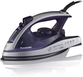 img 4 attached to Efficient and Safe 1700 Watt 🔌 Multi Directional Iron by Panasonic - NI-W950A, Purple