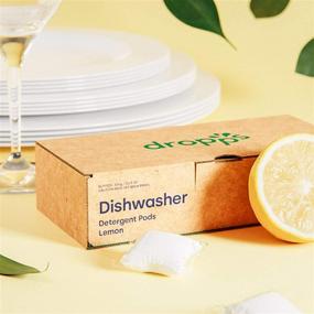 img 3 attached to 🍋 Dropps Dishwasher Detergent Pods: Lemon, 120 ct. - Sparkling Shiny Dishes, Powerful Baked-On Food Removal, No Pre-Washing Required, Natural Mineral-Based Ingredients, Eco-Friendly Packaging