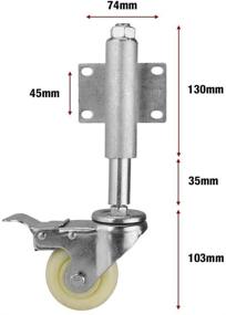 img 3 attached to Spring Loaded Swivel Caster Capacity