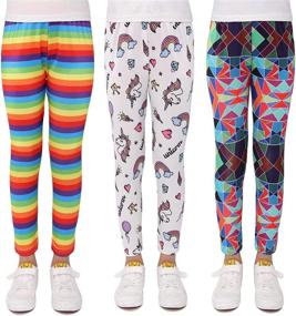 img 4 attached to ModaIoo Stretch Leggings Printed Butterfly5 Girls' Clothing for Leggings