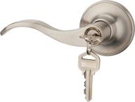 🔑 henyin wave lever keyed entry door lock/ door knob hardware wave handle | closet lockset (805sn-l) – improved seo логотип