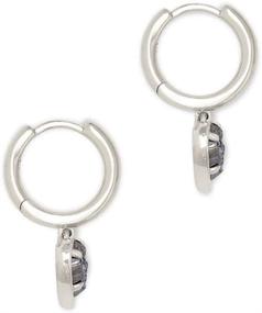 img 3 attached to Kendra Scott Earrings Rhodium Platinum