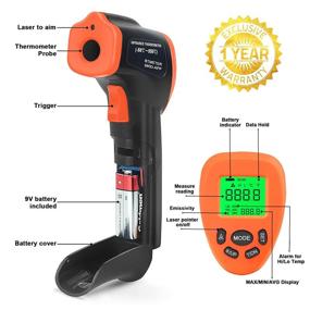 img 1 attached to Digital Infrared Thermometer Temperature Thermocouple