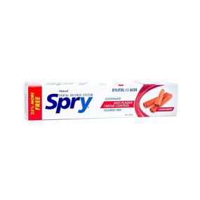 img 3 attached to Spry Xylitol Toothpaste: Fluoride-Free Cinnamon Natural Formula | Anti-Plaque, Tartar Control, 5 oz