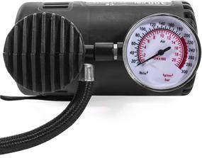 img 2 attached to 🔧 Stark Portable 12v Electric Air Compressor Tire Inflator Pump with Pressure Gauge, Nozzle Adapters - Ideal for Motorcycle, Automobile Tires & Inflatables