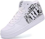 👟 puno king men's leather fashion sneaker shoes logo
