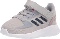 adidas unisex baby runfalcon white lilac boys' shoes and sneakers logo