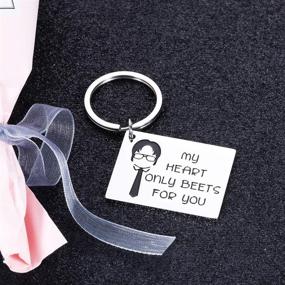 img 3 attached to 💑 Charming Keychain Valentine's Gift for Boyfriend/Girlfriend Anniversary