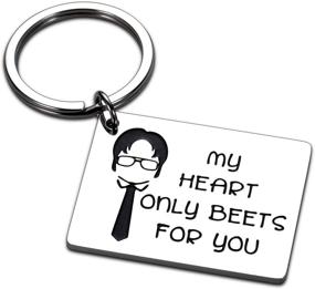 img 4 attached to 💑 Charming Keychain Valentine's Gift for Boyfriend/Girlfriend Anniversary