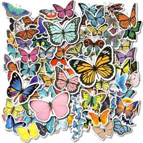 img 4 attached to Colorful Butterfly Stickers Pack - 108 Waterproof Decals for Laptop, Scrapbook, Window, Water Bottle, Envelope – Perfect Gift for Teens & Adults