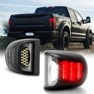 upgraded led license plate lights set for chevrolet silverado 2001-2017/ gmc sierra 2001-2013/ chevrolet avalanche 2002-2013 logo