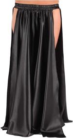 img 3 attached to Themilestocks Satin Panel Skirt Tribal Women's Clothing for Skirts