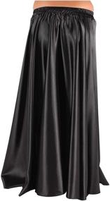 img 2 attached to Themilestocks Satin Panel Skirt Tribal Women's Clothing for Skirts