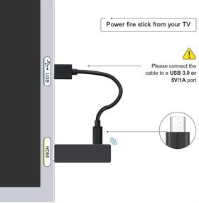 img 3 attached to 🔌 Высокоскоростной тройной экранированный кабель Micro USB - 6 дюймов Черный: Совместим с Power Bank, Fire Stick, Chromecast, от CableCreation