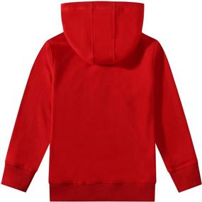 img 3 attached to 👦 Camii Mia Big Boys Half-Zip Hoodie with Kangaroo Pocket - Pullover Hoodies for Boys