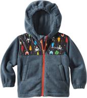 🧥 columbia little fleece jacket bright boys' clothing: warmth and style combined logo