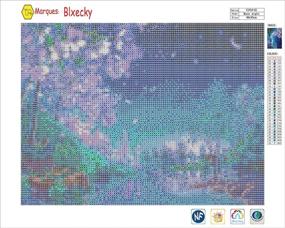 img 1 attached to 🌙 Mobicus Diamond Painting Kit - Moonlight Stream, DIY 5D Painting by Numbers (40X30CM/16X12inch)