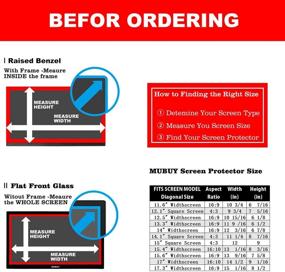 img 3 attached to 👀 Защитная пленка от синего света и бликов для экрана 14 дюймов широкоформатных ноутбуков - защитите свои глаза от синего света и бликов - соотношение сторон 16:9 - несенсорный экран