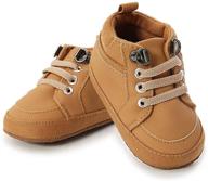 👟 anti-slip sneakers: soft ankle boots for baby boys and girls - toddler first walkers' newborn crib shoes logo