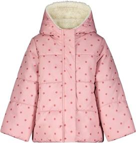 img 2 attached to Girls Perfect Puffer Jacket Cinnamon Apparel & Accessories Baby Boys for Clothing