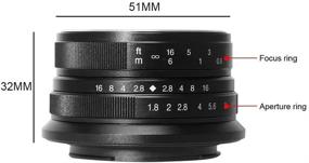 img 4 attached to 📷 7artisans 25mm F1.8 APS-C Manual Focus Fixed Lens for Fujifilm X-Series Cameras - Black