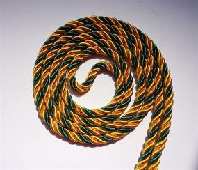 img 3 attached to 🎓 Stylish Graduation Honor Cord Two-Color Braided - Grad Days (Gold Green)