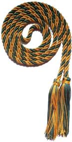 img 4 attached to 🎓 Stylish Graduation Honor Cord Two-Color Braided - Grad Days (Gold Green)