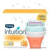 🪒 schick intuition revitalizing moisture women's razor blade refills, pack of 6 logo