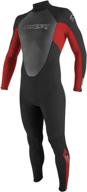 🌊 o'neill men's reactor 3/2mm back zip full wetsuit: ideal gear for optimal water performance logo