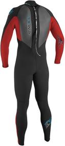 img 3 attached to 🌊 O'Neill Men's Reactor 3/2mm Back Zip Full Wetsuit: Ideal Gear for Optimal Water Performance