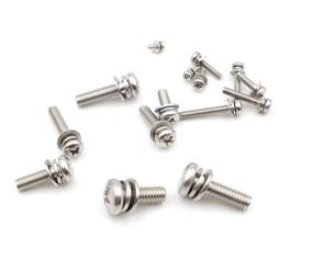 img 2 attached to Complete Stainless Steel Screws Assortment Kit with Spring Washer and 🔩 Plain Washers: HVAZI M2 M2.5 M3 M4 M5 M6 Phillips Pan Head Screws