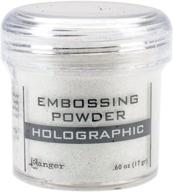 ✨ holographic ranger epj00-709 embossing powder .60oz: add sparkle to your crafts! logo