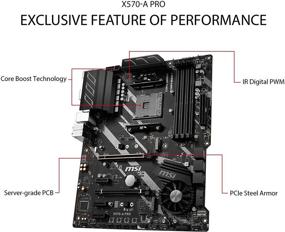 img 2 attached to Высокопроизводительная материнская плата MSI Pro AMD X570 AM4 ATX DDR4-SDRAM для увеличения производительности и игр.