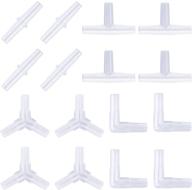 🐠 pawfly 40-piece plastic inline valve aquarium airline tubing connectors: efficient water flow control logo