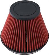 🌀 spectre hpr9606: high performance clamp-on air filter with washable round tapered design logo