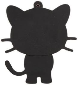 img 2 attached to Easily Store and Transport Data with Aneew 16GB Animal Cartoon Black Cat USB Flash Drive