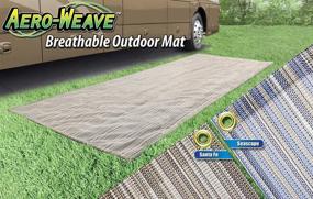 img 1 attached to 🌿 Prest-O-Fit 23031 Aero-Weave Santa Fe Outdoor Mat - 7.5' x 20' for Ultimate Comfort and Style