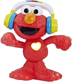 img 4 attached to Sesame Street Давайте танцевать Элмо: 12-дюймовая игрушка, поющая и танцующая, с 3 музыкальными режимами для детей от 18 месяцев и старше