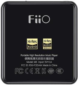 img 3 attached to 🎵 FiiO M5 - Mini HiFi MP3 Music Player with Touchscreen, AK4377 32bit /384kHz DAC Chip, Bluetooth aptX HD/LDAC, USB Audio/DAC, Supports Calls and Sound Recordings (Black)