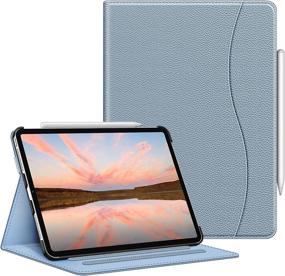 img 4 attached to Fintie Case For IPad Pro 11-Inch (3Rd Generation) 2021 - Multiple Angle Viewing Folio Stand Cover With Pencil Holder &Amp Tablet Accessories