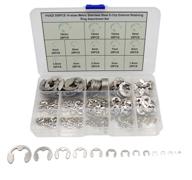 350pcs stainless steel e-clip assortment set - external retaining ring for enhanced seo logo