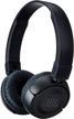 black jbl t450bt on-ear wireless headphones with built-in mic and remote logo