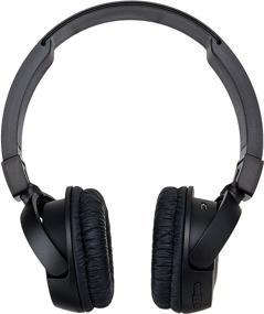 img 2 attached to Black JBL T450BT On-Ear Wireless Headphones with Built-In Mic and Remote