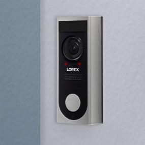 img 2 attached to 🚪 Lorex 1080p Wi-Fi Video Doorbell Security Camera with Motion Detection, IR Night Vision, Ultra Wide Angle Lens & 2-Way Talk – Includes 16GB SD Card [Requires Wiring from Existing Doorbell]