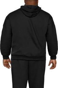 img 2 attached to Fruit Loom Eversoft Sweatshirts Zip Black