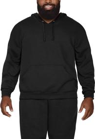 img 4 attached to Fruit Loom Eversoft Sweatshirts Zip Black
