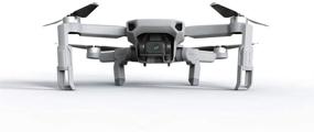 img 1 attached to ✈️ Enhance Flight Performance with PGYTECH Landing Gear Extensions for DJI Mavic Mini Series - Quick Release, Foldable Design, 25mm Rise