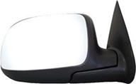 🔍 cipa 27375 chrome power replacement mirror for chevrolet/gmc passenger side, oem style logo