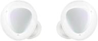 🎧 samsung galaxy buds+ plus, true wireless earbuds with enhanced battery life and call clarity (includes wireless charging case) - international version, white (galaxy buds plus 2020) logo